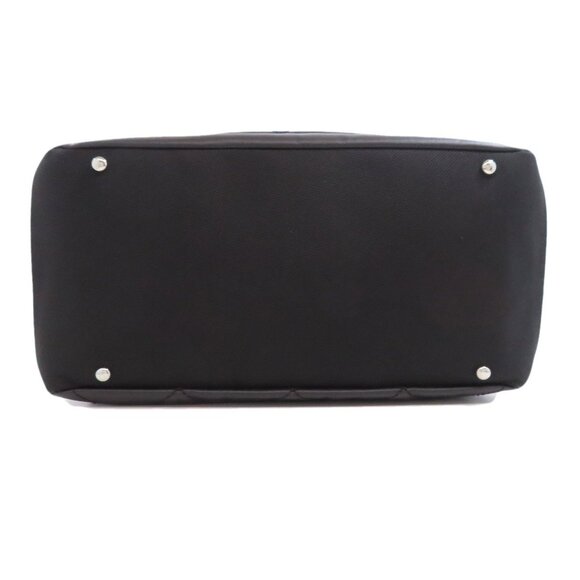 CHANEL Black Coated Canvas Shoulder Bag - Picture 4 of 11